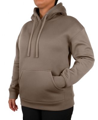 Women's Blue Ice Loose Fit Super Heavyweight Fleece-Lined Pullover Hoodie