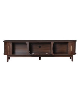 Farmhouse TV Stand for 75" TVs with Storage