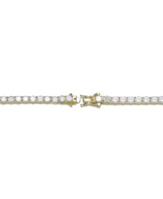 Classic Sterling Silver Radiant Cubic Zirconia Tennis Bracelet