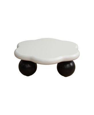 35" Cloud Shaped Coffee Table, Petal-Shaped Minimalist Table