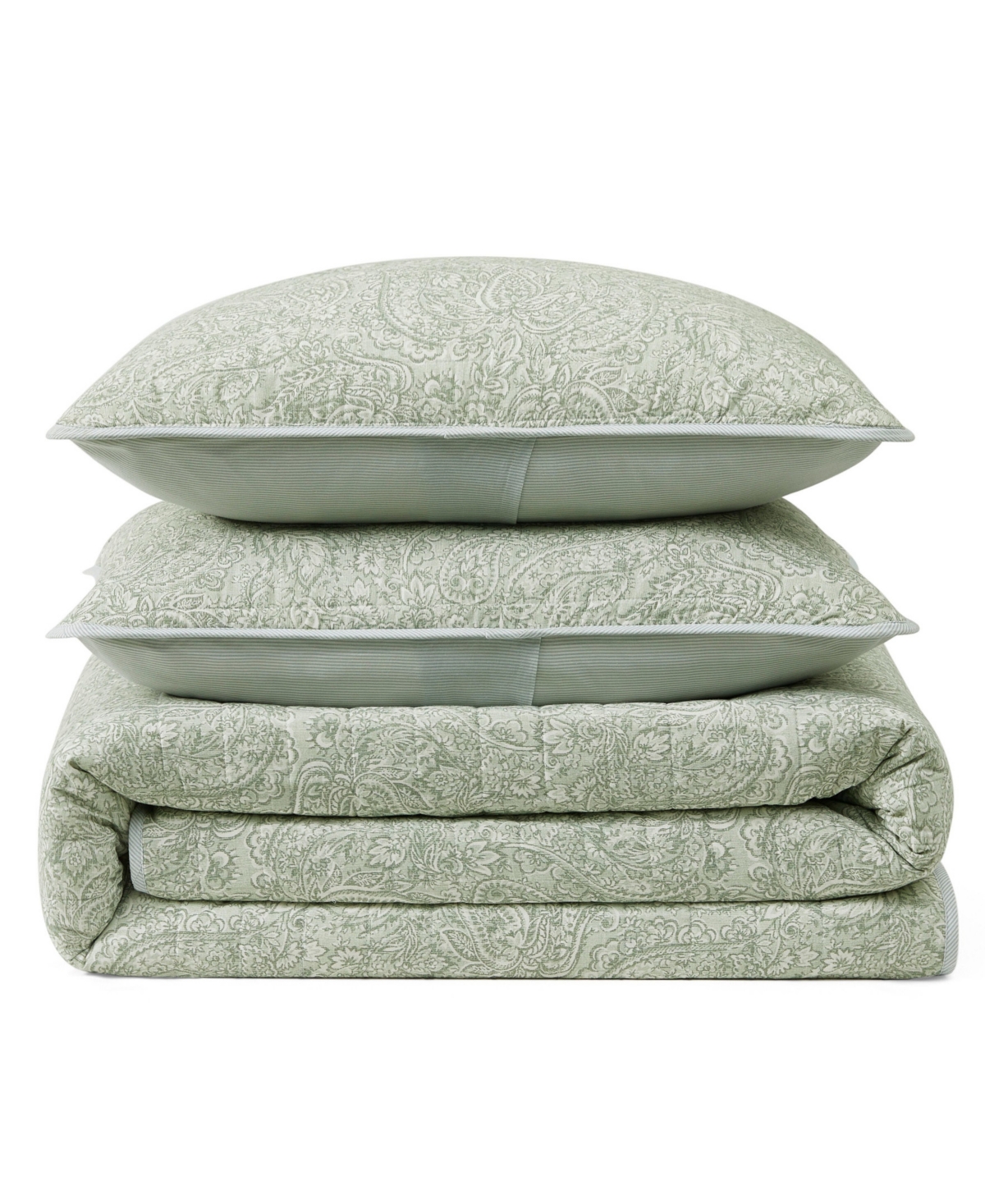 Tommy Bahama Home Caicos Isle Cotton Reversible 3-Pc. Quilt Set