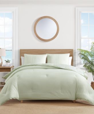 Beach Bluff Toile Cotton 3-Pc. Comforter Set, King