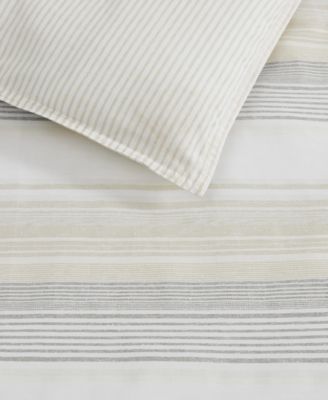 Canal Island Stripe Cotton 3-Pc. Comforter Set, Full/Queen