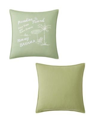 Paradise Found Cotton Decorative Pillow, 20" x 20"