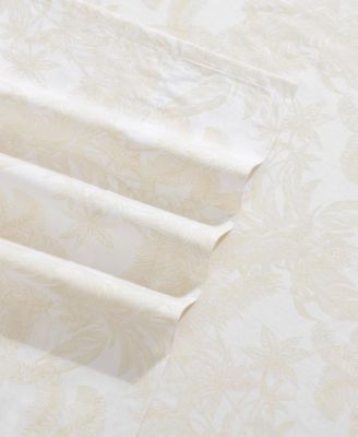 Legacy Fronds 200-Thread Count Washed Cotton 4-Pc. Sheet Set, King