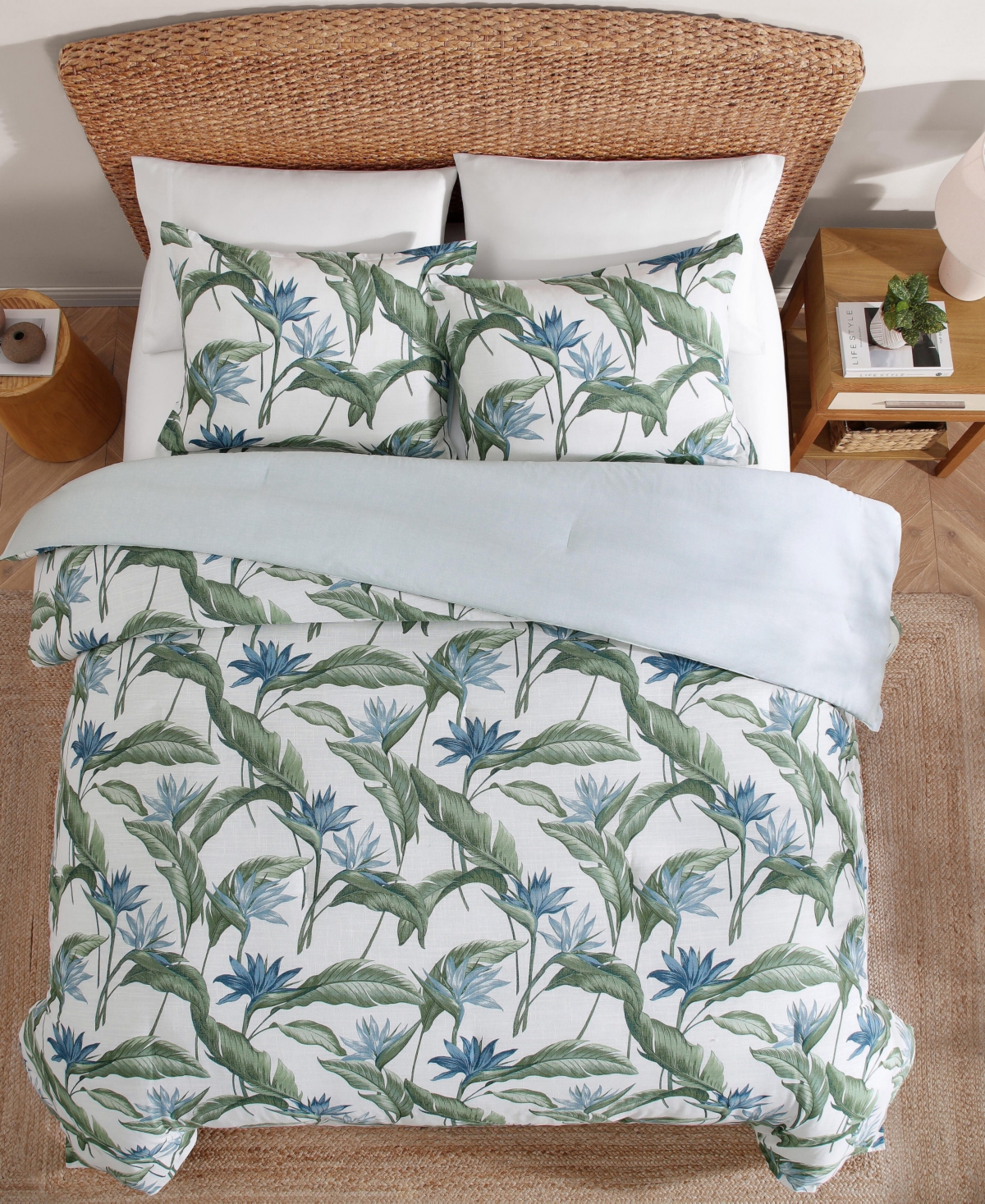 Tommy Bahama Home Birds of Paradise Cotton 3-Pc. Comforter Set