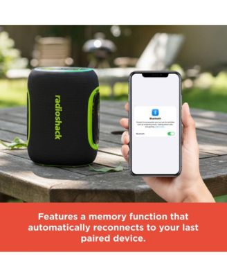 40W IPX5 Live Sound Portable Speaker  Black and Green