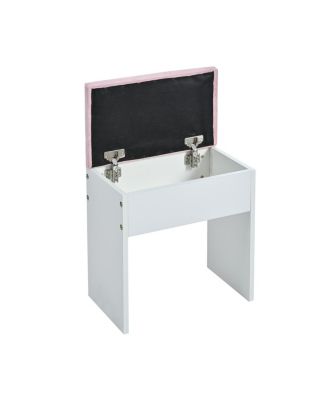 Makeup Vanity with 15 Hollywood Bulbs & 3 Color Modes