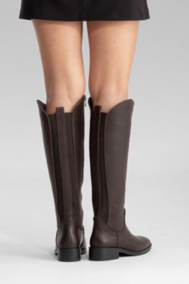 Forever and Always Shoes Women's Ruiz Leather Knee High Boot
