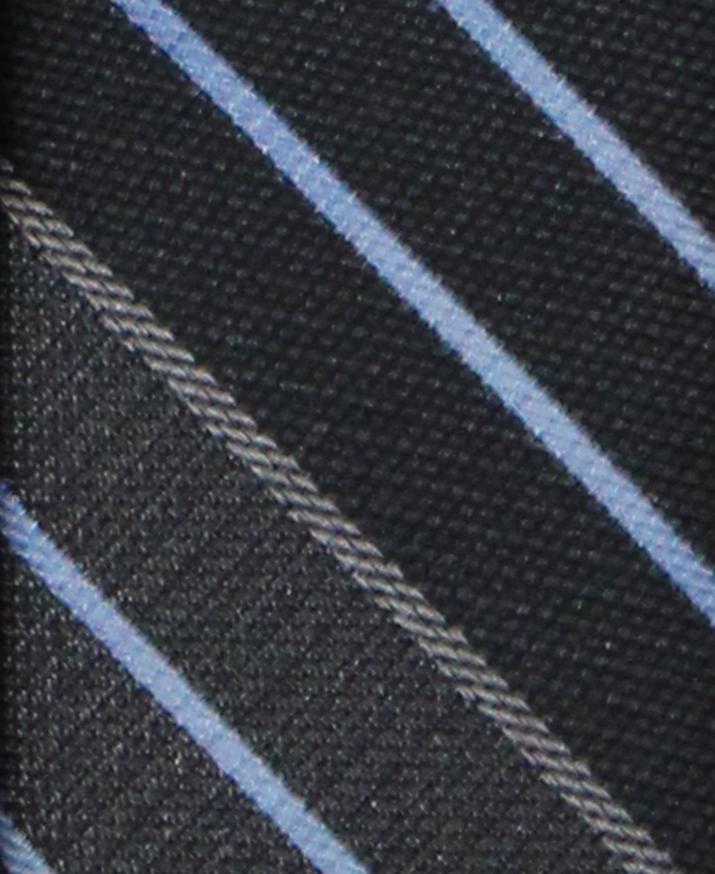 Мужской галстук Van Heusen Degrade в полоску, цвет: Чёрный — фото 4