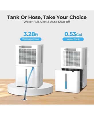 25 Pint Dehumidifier, 38dB Quiet, 3 Modes, Drain Hose