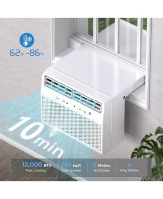 12000 BTU U-Shaped Window Air Conditioner for 550 Sq. Ft.