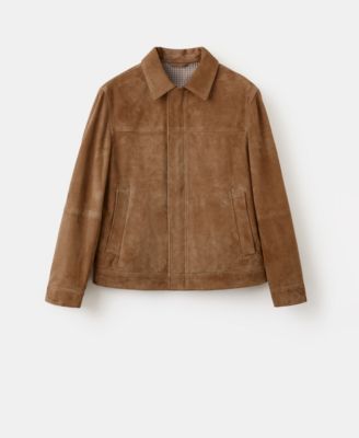 Men's Leather Pockets Jacket