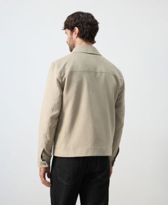 Men's Suede Effect Jacket
