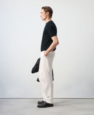 Men's Cotton Cable-Knit T-Shirt