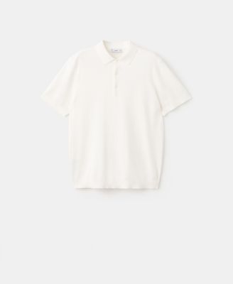 Men's Cotton Fine-Knit Polo Shirt