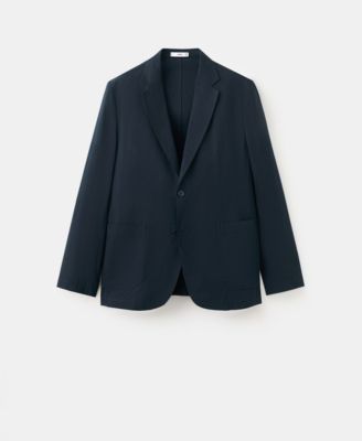 Men's Linen-Lyocell Blend Slim-Fit Suit Blazer