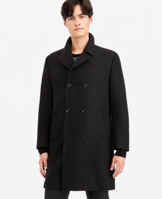 Nautica Men's Classic-Fit Double Breasted Wool Overcoat - Macy's