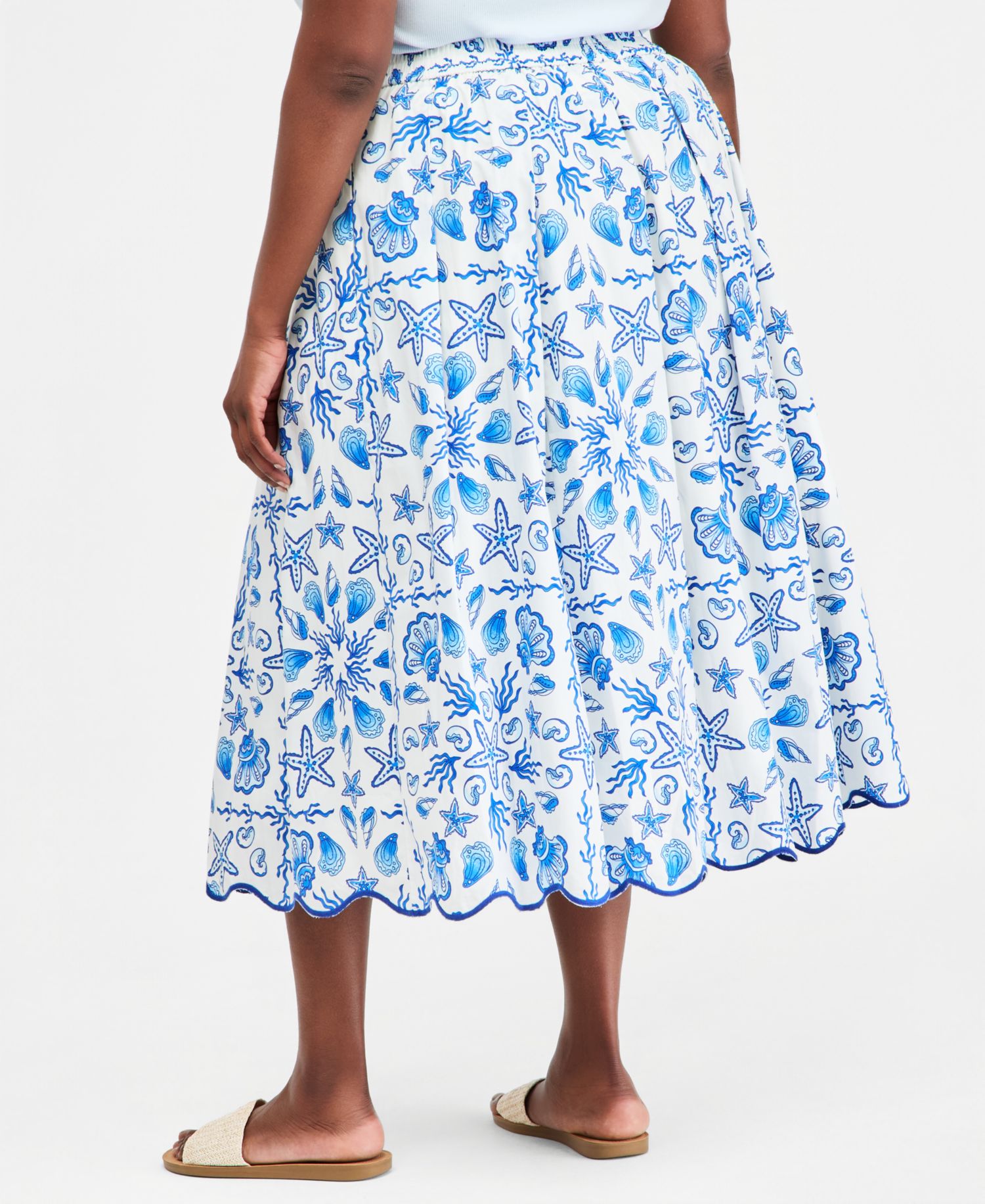 Women's Serene Shores Midi Skirt