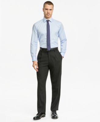 hugo modern fit dress shirt Boss Men's Hugo by Modern-Fit Dress Shirt - Blue