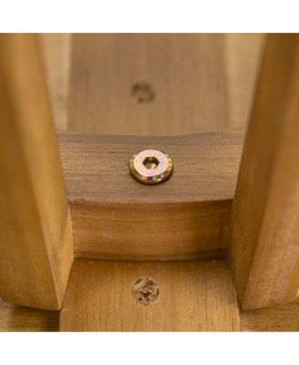 Outdoor Round Top Acacia Wood Dining Table,Round Bistro Table