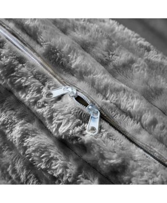 Plush Corduroy Ottoman.