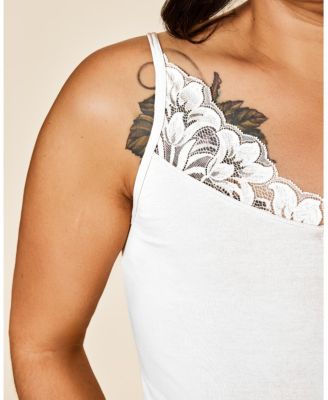 Women's Luna Lace Cotton Cami 2PK