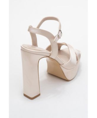 Women's Yulia Cross-Strap Platform Heel Sandal