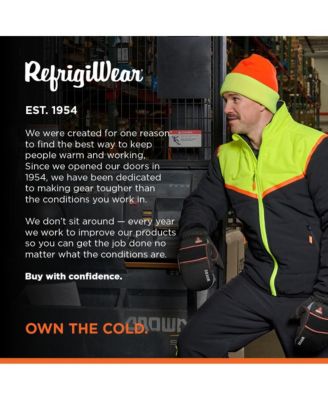 Men's HiVis Reversible Knit Cap - High Visibility Safety Beanie with Dual-Side Warmth