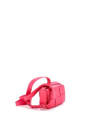 Candy Cassette Crossbody Bag Maxi Intrecciato Leather