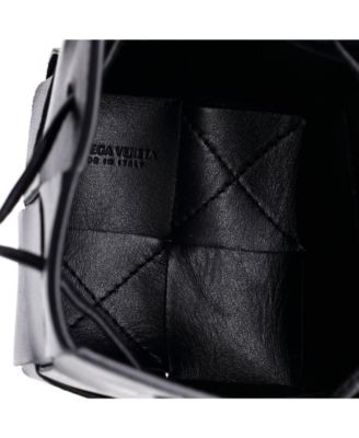 Mini Cassette Bucket Bag Maxi Intrecciato Leather