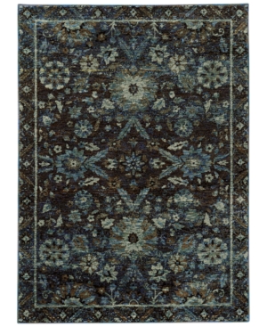 Jhb Design Journey Ordino Navy 7'10in x 10'10in Area Rug
