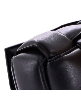 Cassette Crossbody Bag Padded Maxi Intrecciato Leather