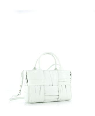 Mini Arco Tote Maxi Intrecciato Plisse Leather