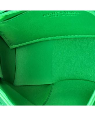 Extra Mini Cassette Crossbody Bag Maxi Intrecciato Leather