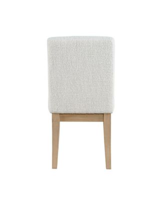 Sequoia Modern Rustic Solid Wood Upholstered Parsons Dining Chair (Set of 2