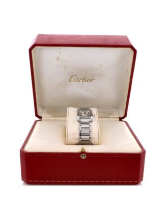 Tank Francaise Quartz Watch in Stainless Steel 20mm