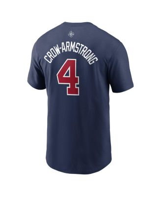 Men's Pete Crow-Armstrong Navy USA Baseball 2026 World Baseball Classic Name & Number T-Shirt
