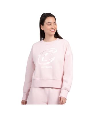 Women's Light Pink Cleveland Cavaliers Pastel Boxy Sweatshirt