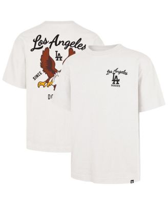 Men's Cream Los Angeles Dodgers Souvenir Eagle Foundation T-Shirt