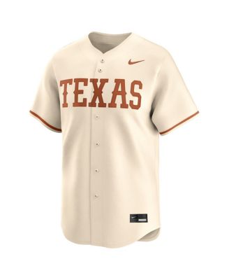 Men's Cream Texas Longhorns Alternate Limited Baseball Jersey