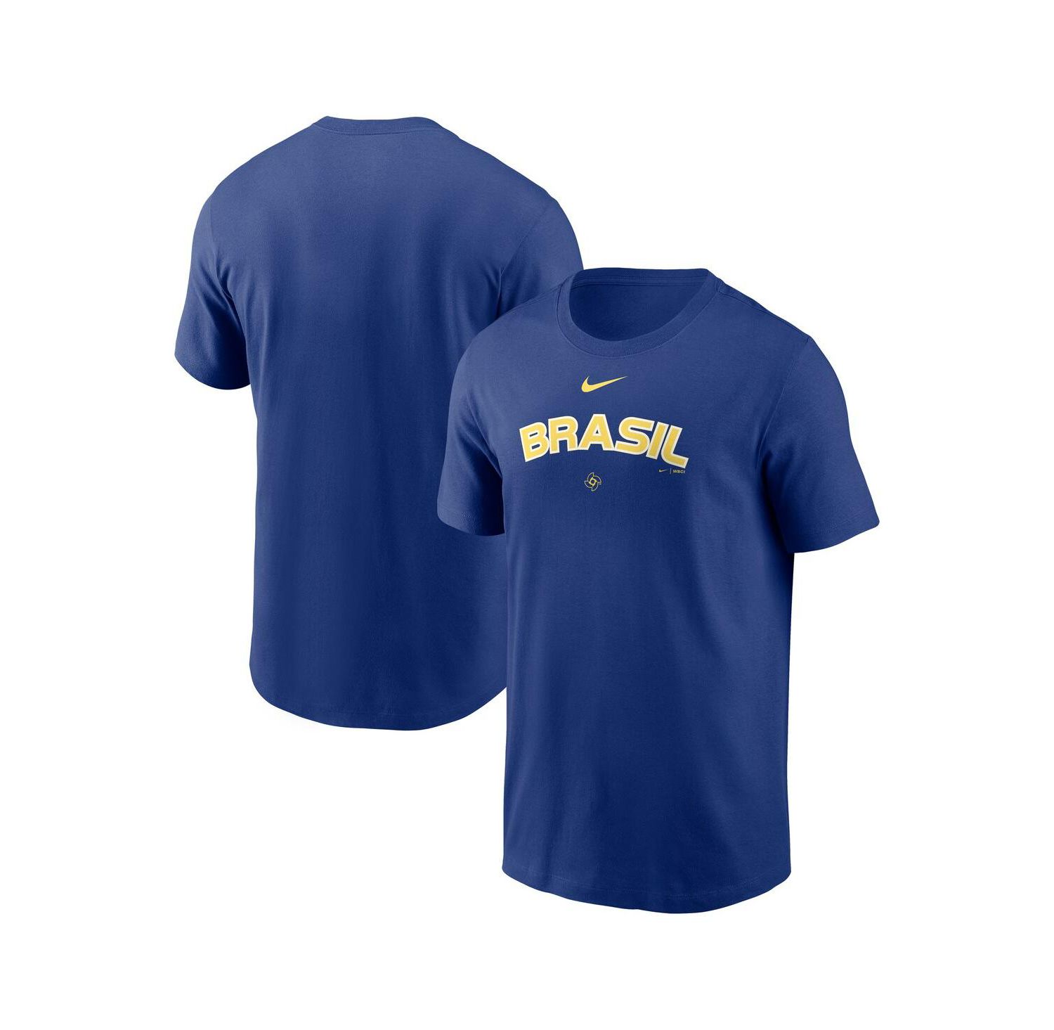 Men's Royal Brazil Baseball 2026 World Baseball Classic Wordmark T-Shirt