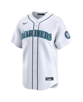 Men's Josh Naylor White Seattle Mariners Home Limited Jersey