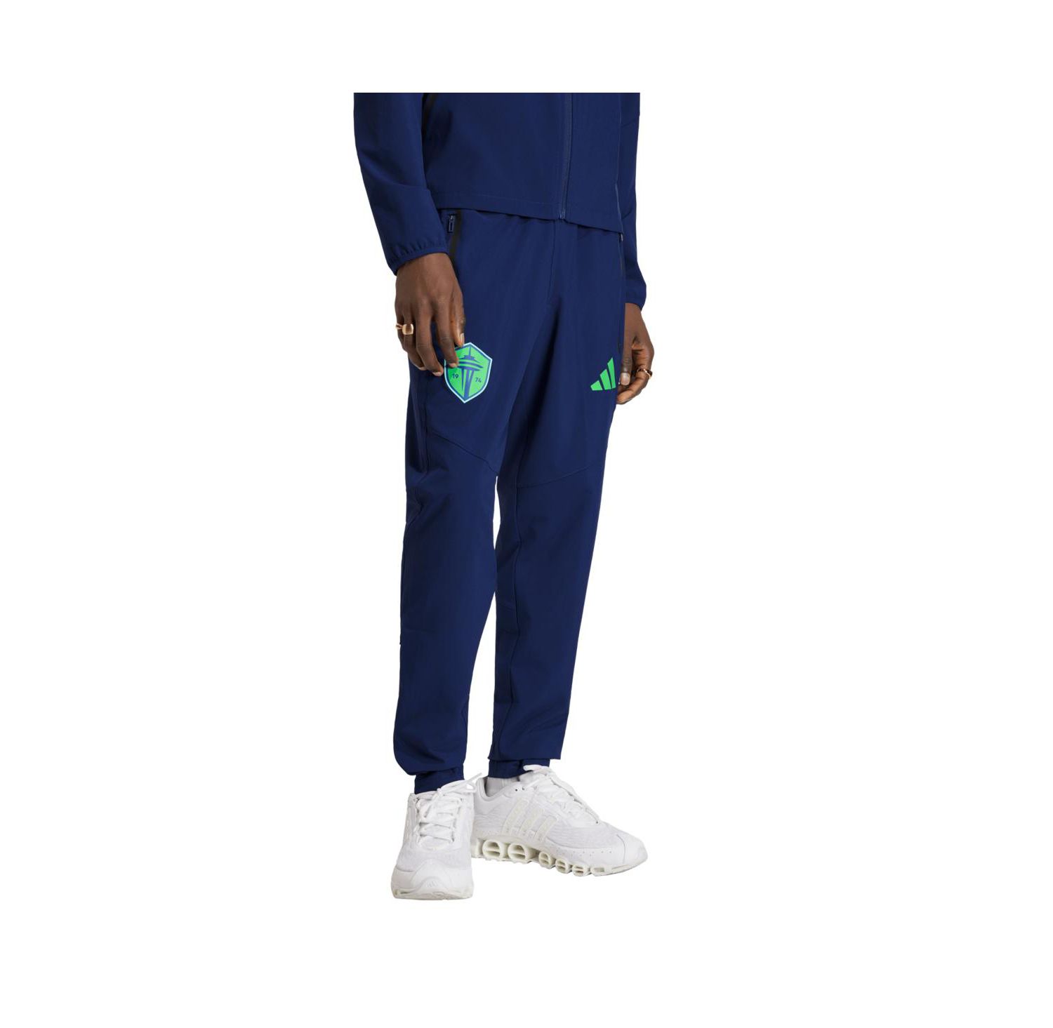 Men's Navy Seattle Sounders FC Tiro Travel Pants