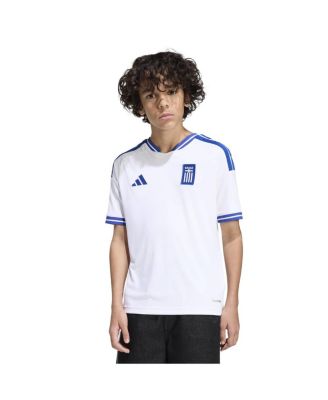 Big Boys and Girls White Greece National Team FIFA x World Cup 2026 Replica Jersey