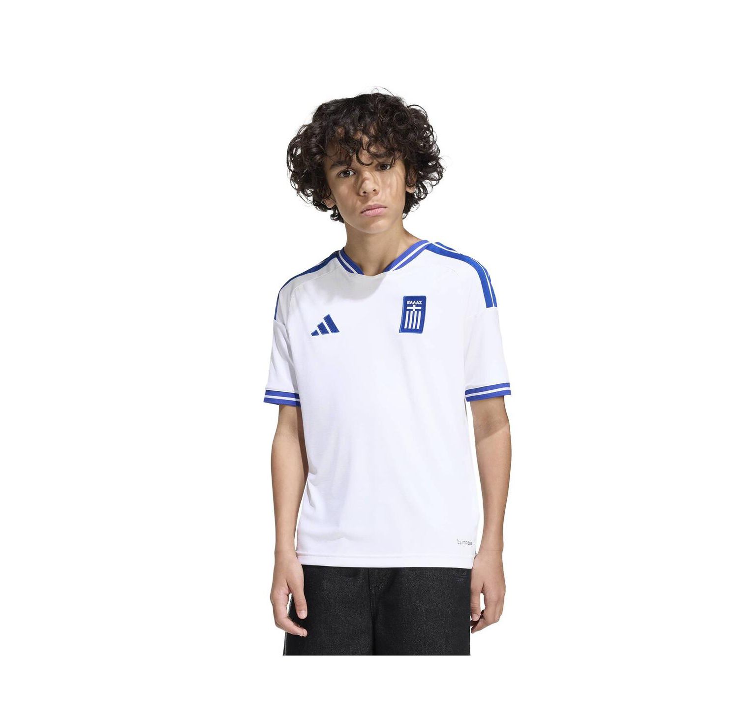 Big Boys and Girls White Greece National Team FIFA x World Cup 2026 Replica Jersey