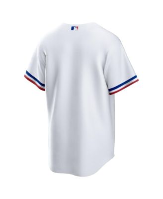 Men's White Texas Rangers Home Big & Tall Replica Jersey