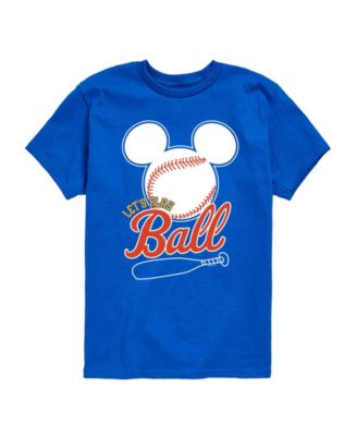 Boys' Toddler 2T-5T Mickey Lets Play Ball  Short-Sleeve Graphic T-Shirt