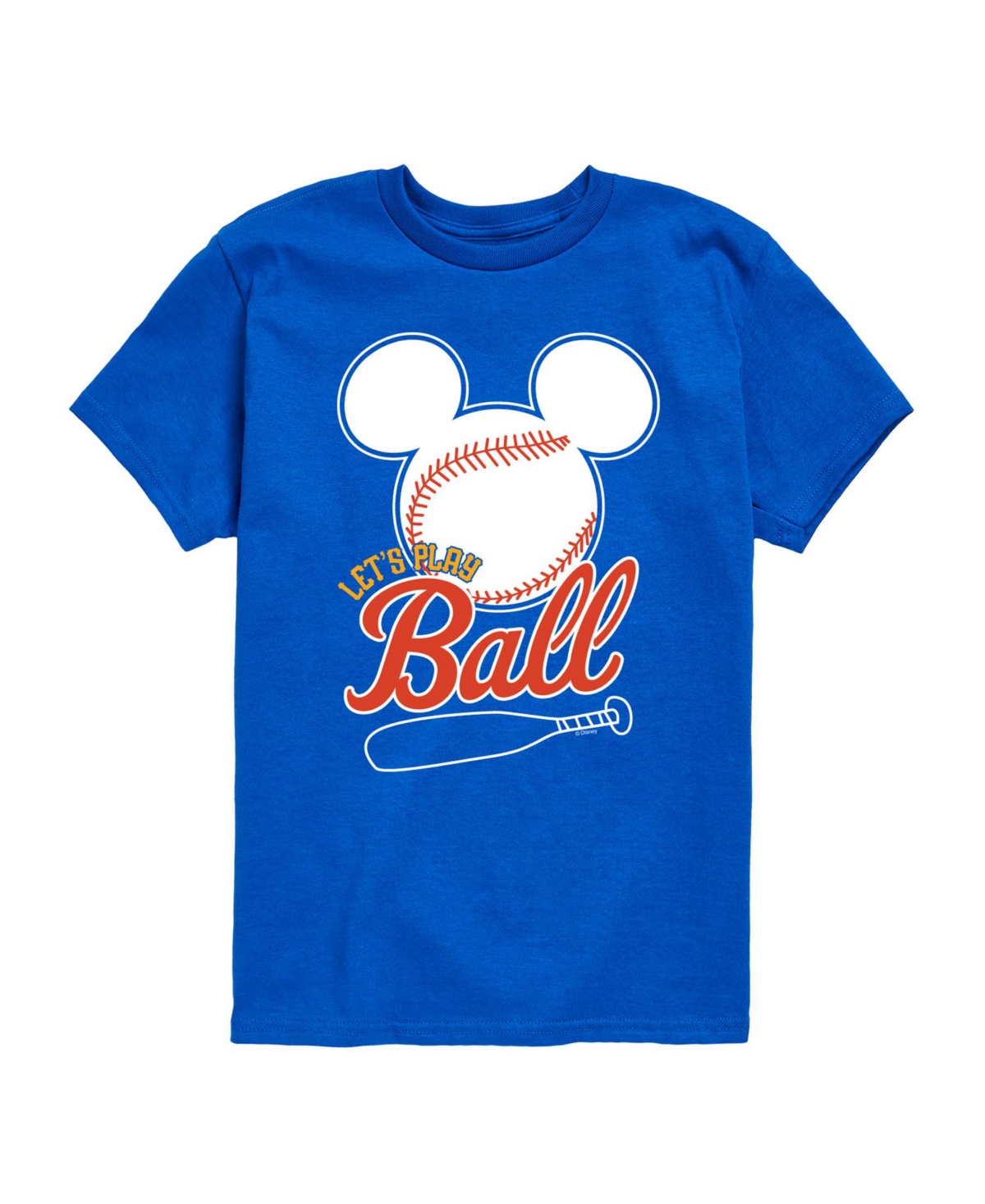 Disney Boys' Toddler 2T-5T Mickey Lets Play Ball Short-Sleeve Graphic T-Shirt - Royal Blue