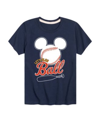 Disney Boys Toddler 2T-5T Mickey Lets Play Ball Short-Sleeve Graphic T-Shirt - Navy 25$